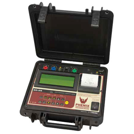 Erdwiderstandstester - ER25  - PHENIX TECHNOLOGIES INC - Erdungswiderstand / tragbar / digital