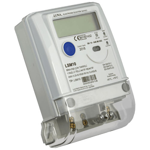 Einphasiger elektrischer Energiezähler - LSM10 - Luna Elektrik - wandmontiert / mit LCD-Display