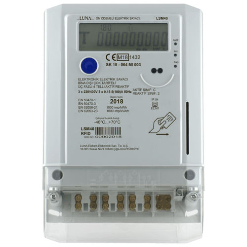Drehstromzähler - LSM40 - Luna Elektrik - wandmontiert / RS-485 / 50 Hz
