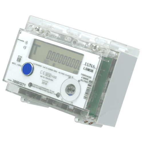 Drehstromzähler - LSM38 - Luna Elektrik - Einbau / mit LCD-Display