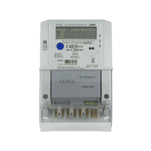 Drehstromzähler - LSM450 - Luna Elektrik - wandmontiert / RS-485 / 50 Hz
