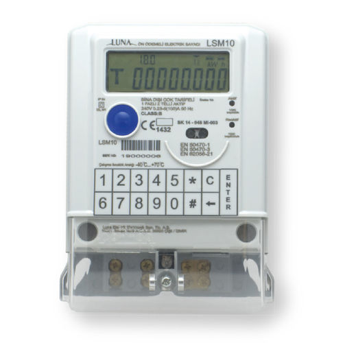 Einphasiger elektrischer Energiezähler - LSM10 - Luna Elektrik - wandmontiert / digital / programmierbar