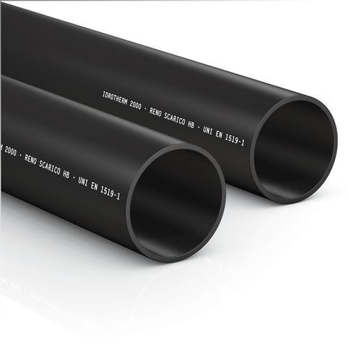 Hydraulikrohr - RENO WASTE HB - Idrotherm 2000 - Polyethylen (PE) / für Gebäude / korrosionsbeständig