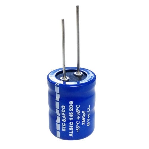 Elektrolytischer Kondensator - ALSIC 145 20G  - EXXELIA - zylindrisch / mit radialen Anschlüssen / Filter