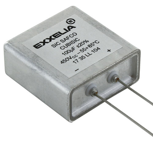 Elektrolytischer Kondensator - CUBISIC - EXXELIA - mit radialen Anschlüssen / mit niedrigem Serienersatzwiderstand / Filter