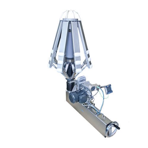 Schneidsystem für Gewebe - ELCUT BTA25 - Erhardt + Leimer - Rohr / Spaltmaschine / Rollen