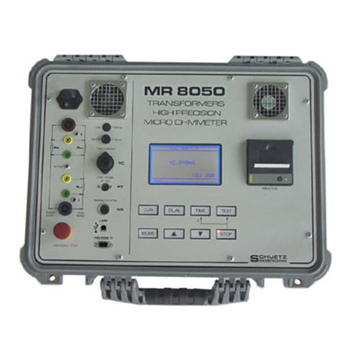 Prüfgerät / elektrischer Widerstand - MR 8050 - SCHUETZ - automatisch / für Transformatoren / für Motor