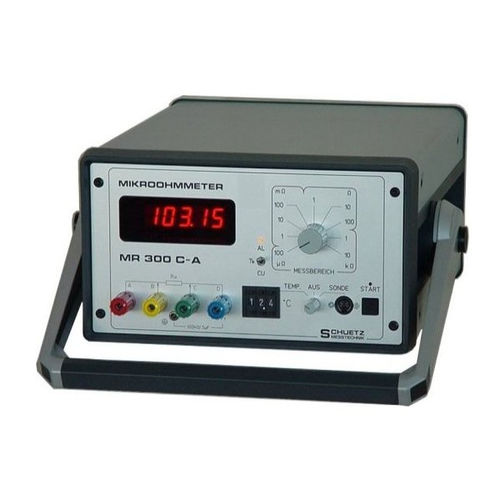 Digitales Mikroohmmeter - MR 300 C-A - SCHUETZ - tragbar / mit niedrigem Widerstand