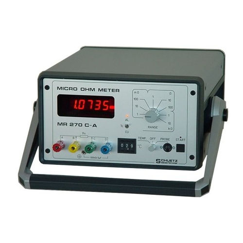 Messinstrument / elektrischer Widerstand - MR 270 C-A - SCHUETZ - digital / für Kabel / für Motor