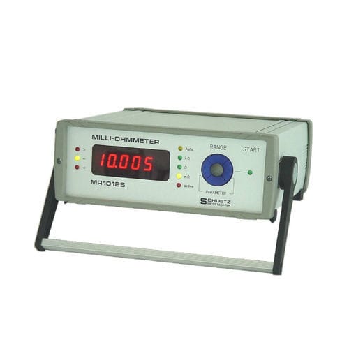 Digitales Milliohmmeter - MR 1012 S - SCHUETZ - tragbar / Tisch / gehärtet