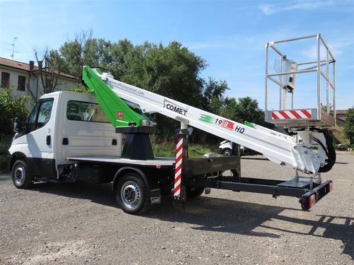 LKW-montierte Teleskoparbeitsbühne - 19 | 2 | 7 (8.5) HQ - CO.ME.T. Officine - hydraulisch / für Baustelle / für Außenbereich