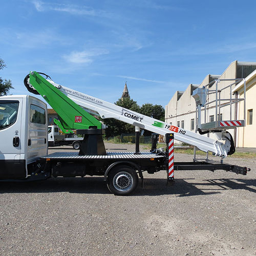 LKW-montierte Teleskoparbeitsbühne - 19 | 2 | 14 HQ - CO.ME.T. Officine - für Baustelle / für Außenbereich / für Mehrfachanwendung