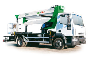 LKW-montierte Gelenkarbeitsbühne - 33 | 2 | 16 (18) HQ JIB - CO.ME.T. Officine - für Baustelle / für Außenbereich / für Mehrfachanwendung
