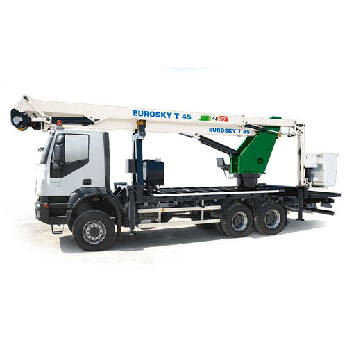 LKW-montierte Teleskoparbeitsbühne - 45 | 2 | 20 T - CO.ME.T. Officine - hydraulisch / für Baustelle / für Außenbereich
