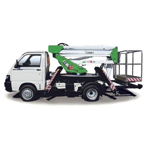 LKW-montierte Teleskoparbeitsbühne - 14 | 2 | 6 HQ JIB - CO.ME.T. Officine - hydraulisch / für Außenbereich / für Mehrfachanwendung