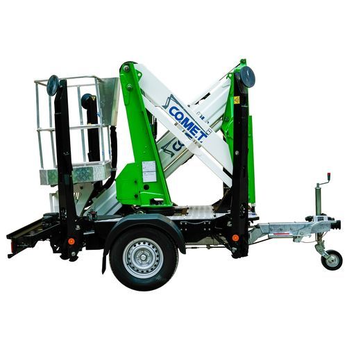 Gezogene Teleskoparbeitsbühne - XTRAILER 14 - CO.ME.T. Officine - mobil / auf Rädern / hybrid