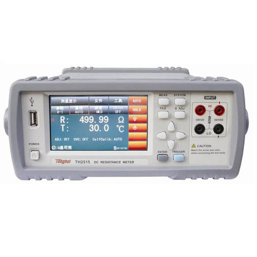 Digitales Ohmmeter - TH2515 - Changzhou Tonghui Electronic Co., Ltd. - tragbar / Tisch / Hochspannung