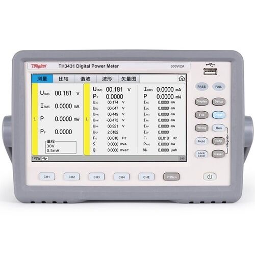 Multimeter-Leistungsmessgerät - TH3431 - Changzhou Tonghui Electronic Co., Ltd. - Scheinleistung / digital / Benchtop