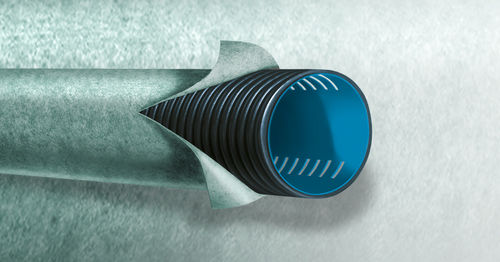 Rohr / Polyethylen (PE) - TwinDREN GEO SN series - Stabilplastic SPA - für Transport / für Gebäude / glatt
