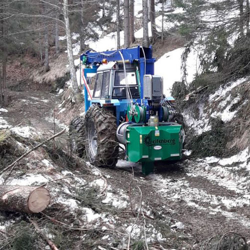 Mastkabel / Zum Rücken in Hanglagen und Gefällen - Tg 430 - greifenberg teleferiche - traktormontiert