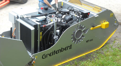 Hydraulischer Forstseilwinde - VF 1800 - greifenberg teleferiche - mechanisch / Drahtseil / für Hubanwendungen