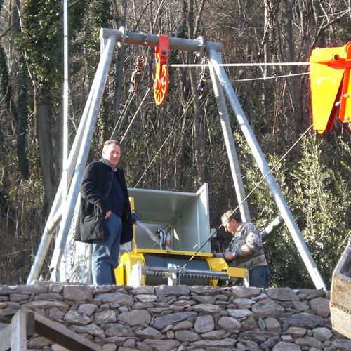 Elektrische Winde - Lew 300-600 - greifenberg teleferiche - Drahtseil / für Hubanwendungen / Trommel