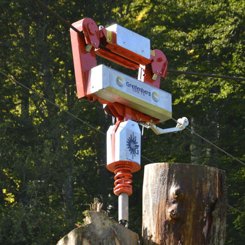 Laufwagen für Seilzug-Förderanlage - CRG 15-25 - greifenberg teleferiche - Zum Rücken in Hanglagen und Gefällen
