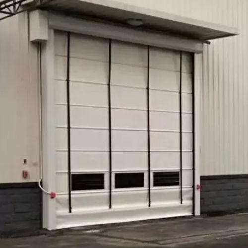 Windfestes Tor - RRD-WIND - Shanghai Kenvo Door Co., Ltd - Roll / Edelstahl / Aluminium