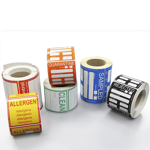 Bedrucktes Etikett - 8220A  - Sampling Systems Ltd - Kennzeichnung / selbstklebend / Siegel