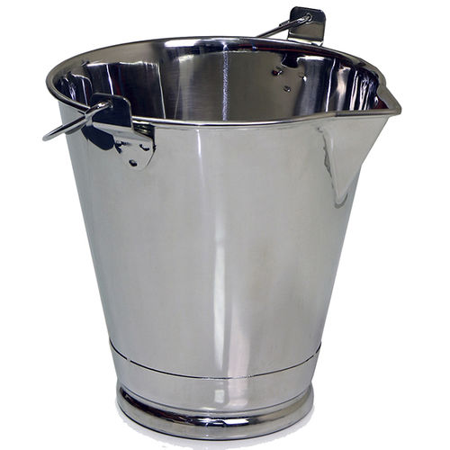 Edelstahl-Kübel - A686 series - Sampling Systems Ltd - rund / mit Deckel / mit Ausgießer