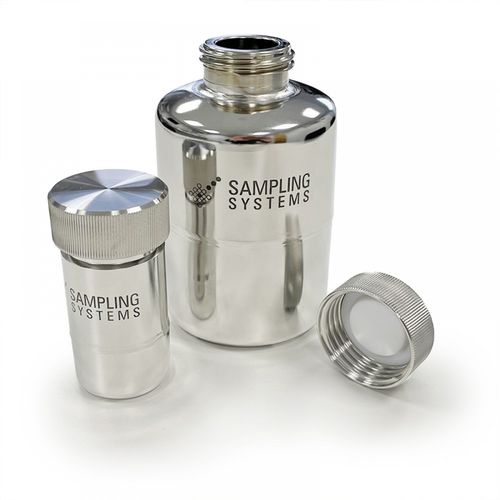 Laborflasche - A886 series - Sampling Systems Ltd - für Flüssigkeiten / Lager / Edelstahl