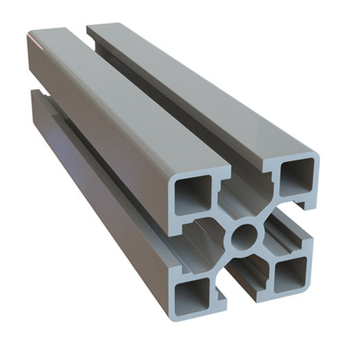 Profil / anodisiertes Aluminium - 1.01.02.0025  - Milper sas - gerillt / für Industrieanwendungen / superleicht