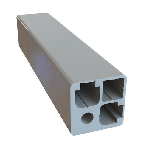 Profil / anodisiertes Aluminium - 1.01.02.0046 - Milper sas - für Industrieanwendungen / geschlossen