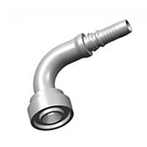 Hydraulikanschluss - S87943 - WUXI SAMWAY CO.,LTD - geriffelt / 45°-Winkel / Flansch
