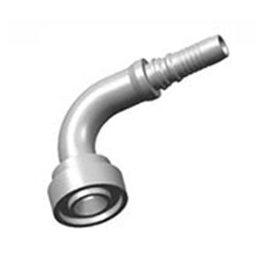 Hydraulikanschluss - S87993 series - WUXI SAMWAY CO.,LTD - geriffelt / 90°-Winkel / Flansch