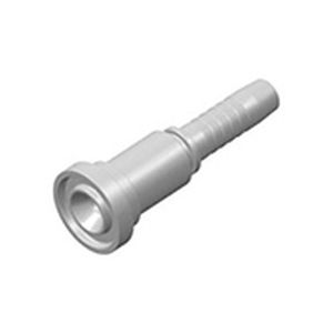 Hydraulikanschluss - S87311 series - WUXI SAMWAY CO.,LTD - geriffelt / für Schläuche / Flansch