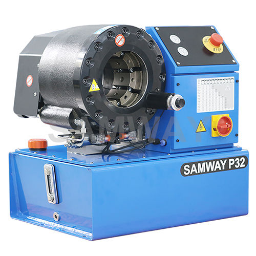 Schlauchpresse - P32 - WUXI SAMWAY CO.,LTD - für Hydraulikschläuche / vollautomatisch / elektrohydraulisch