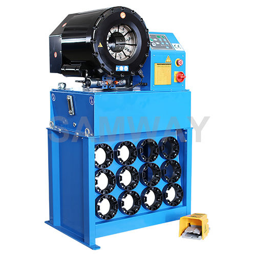 Hydraulikschlauchpresse - P51D - WUXI SAMWAY CO.,LTD - automatisch / pedalbetrieben / PLC-gesteuert
