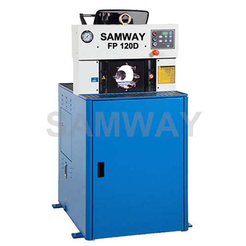 Hydraulikschlauchpresse - FP120D - WUXI SAMWAY CO.,LTD - automatisch / PLC-gesteuert / mit großem Fassungsvermögen