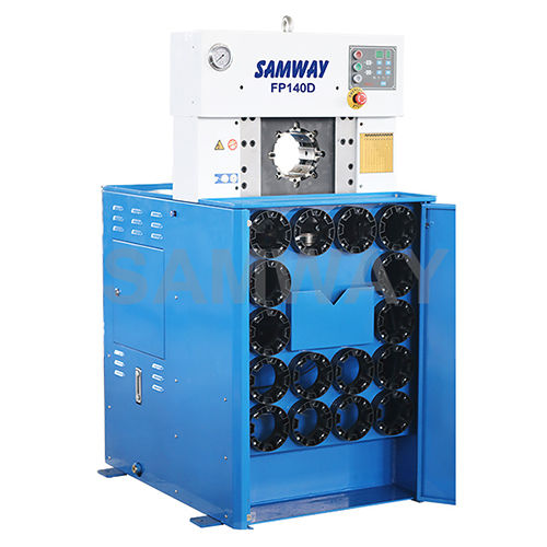 Hydraulikschlauchpresse - FP140D - WUXI SAMWAY CO.,LTD - automatisch / hydraulisch / PLC-gesteuert