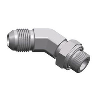 Hydraulikanschluss - S1JH4-OG JIC series - WUXI SAMWAY CO.,LTD - Gewinde / 45°-Winkel / außen/außen