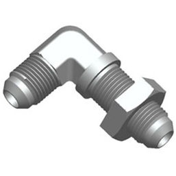 Außen/außen-Anschluss - S6J9-LN JIC series - WUXI SAMWAY CO.,LTD - hydraulisch / Gewinde / 90°-Winkel