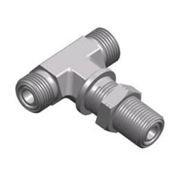 Schottanschluss - SAF6FF-LN JIC series  - WUXI SAMWAY CO.,LTD - hydraulisch / Gewinde / T