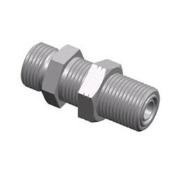 Schottanschluss - S6F-LN JIC series  - WUXI SAMWAY CO.,LTD - hydraulisch / Gewinde / gerade