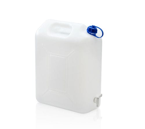 HDPE-Kanister - 951280 - TBA plastové obaly s. r. o. - rechteckig / mit Griffen