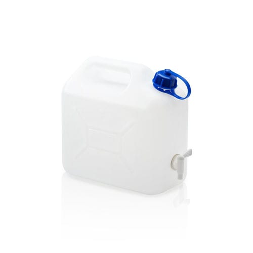 HDPE-Kanister - 951250 - TBA plastové obaly s. r. o. - rechteckig / für die Lebensmittelindustrie / mit Griffen