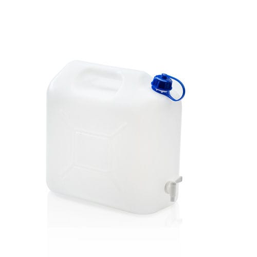 HDPE-Kanister - 951270 - TBA plastové obaly s. r. o. - rechteckig / für die Lebensmittelindustrie / mit Griffen