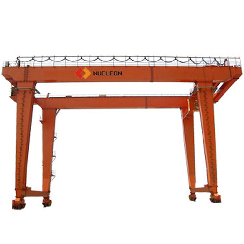 Schienenmontierter Portalkran - RMG - Nucleon (Xinxiang) Crane Co., Ltd. - für Schifffahrtsanwendungen / für Container / Zweiträger