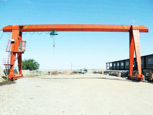 Schienenmontierter Portalkran - MH - Nucleon (Xinxiang) Crane Co., Ltd. - für Tiefbauarbeiten / für Werkstatt / Einträger