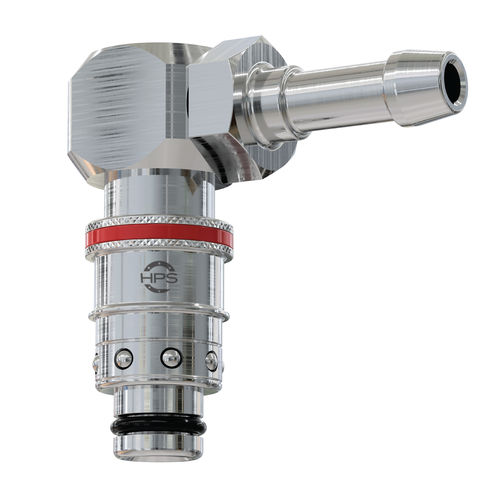 Schnellkupplung - HPS International - hydraulisch / 90°-Winkel / außen